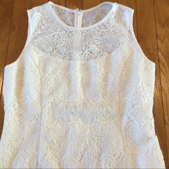 White House Black Market Lace Sheath Dress Size 10 - Picture 3 of 10